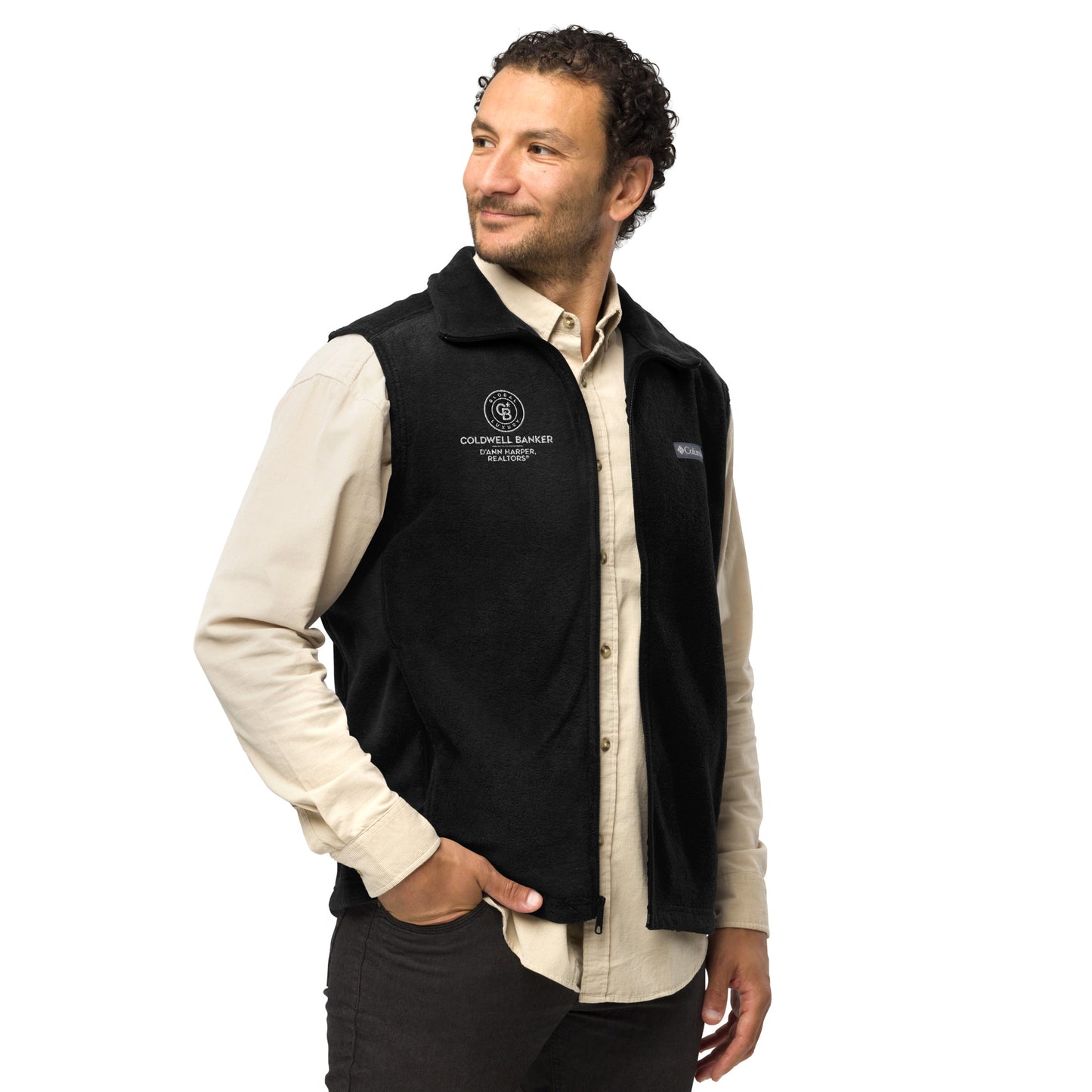 CB Global Luxury Men’s Columbia fleece vest