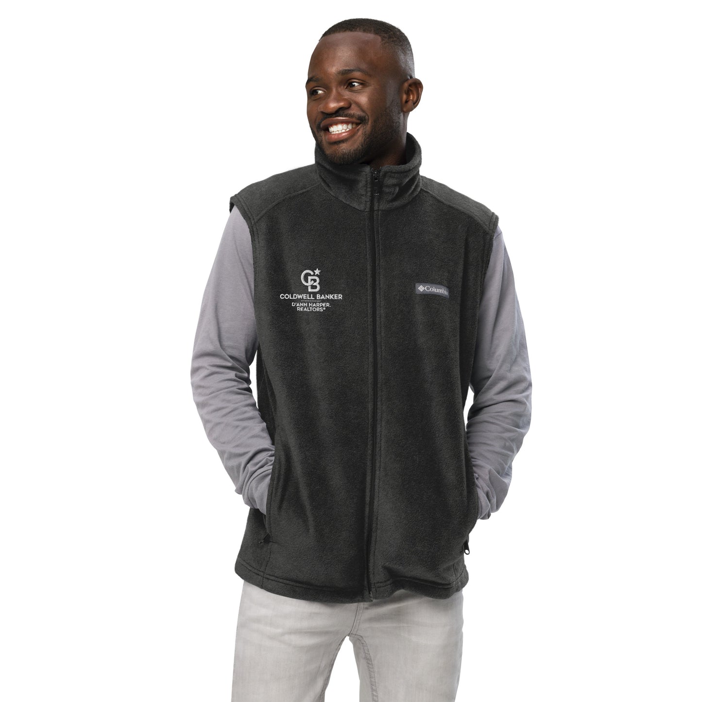 CBDHR Men’s Columbia fleece vest