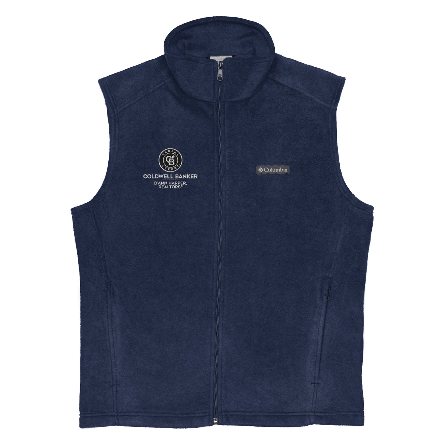 CB Global Luxury Men’s Columbia fleece vest