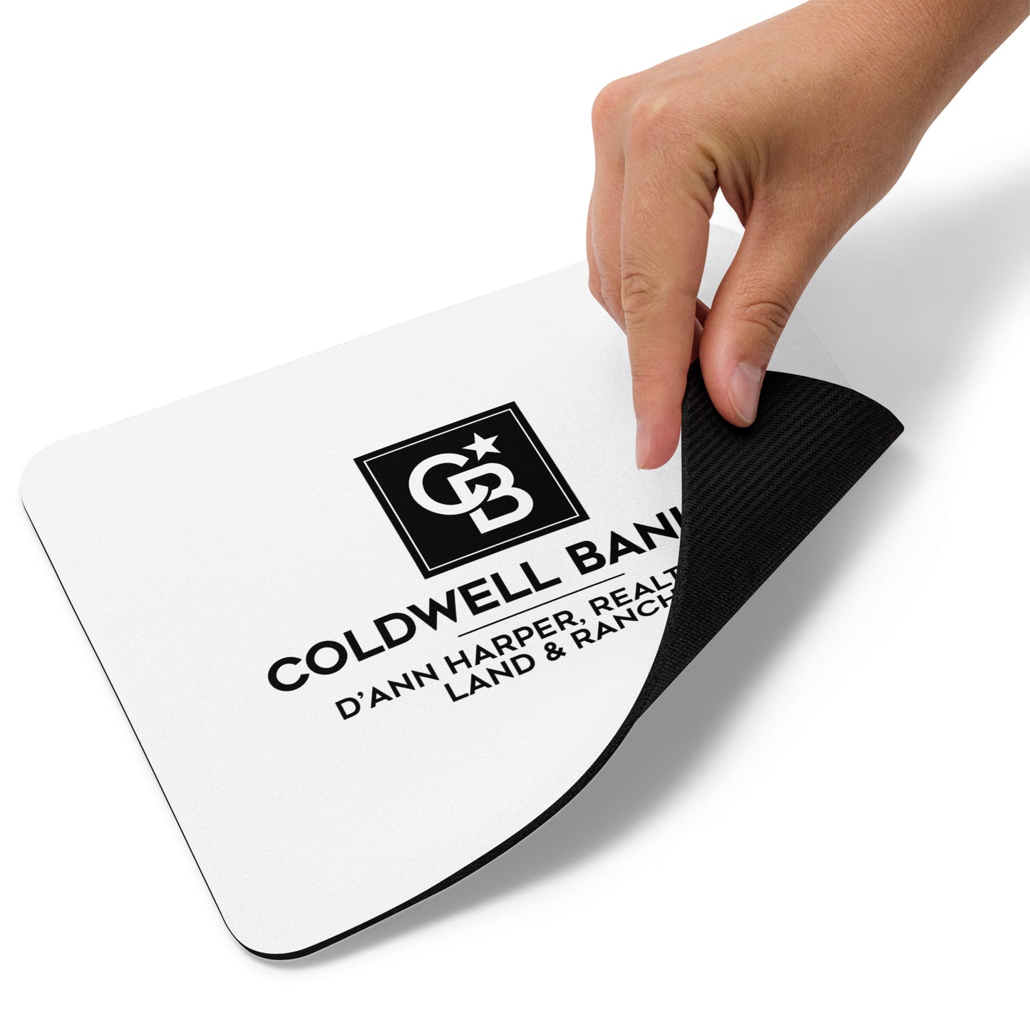Land and Ranch Mouse Pad White