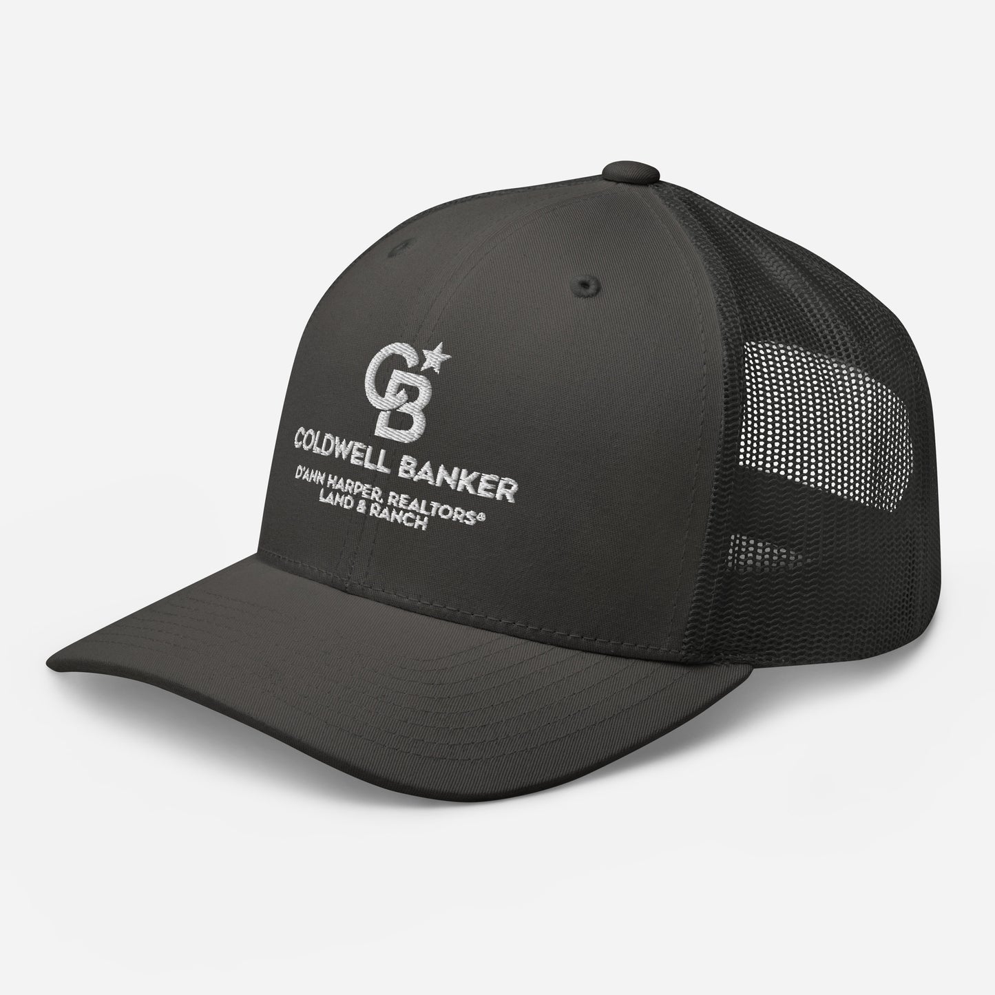 Land and Ranch Trucker Cap (Charcoal/ Grey)