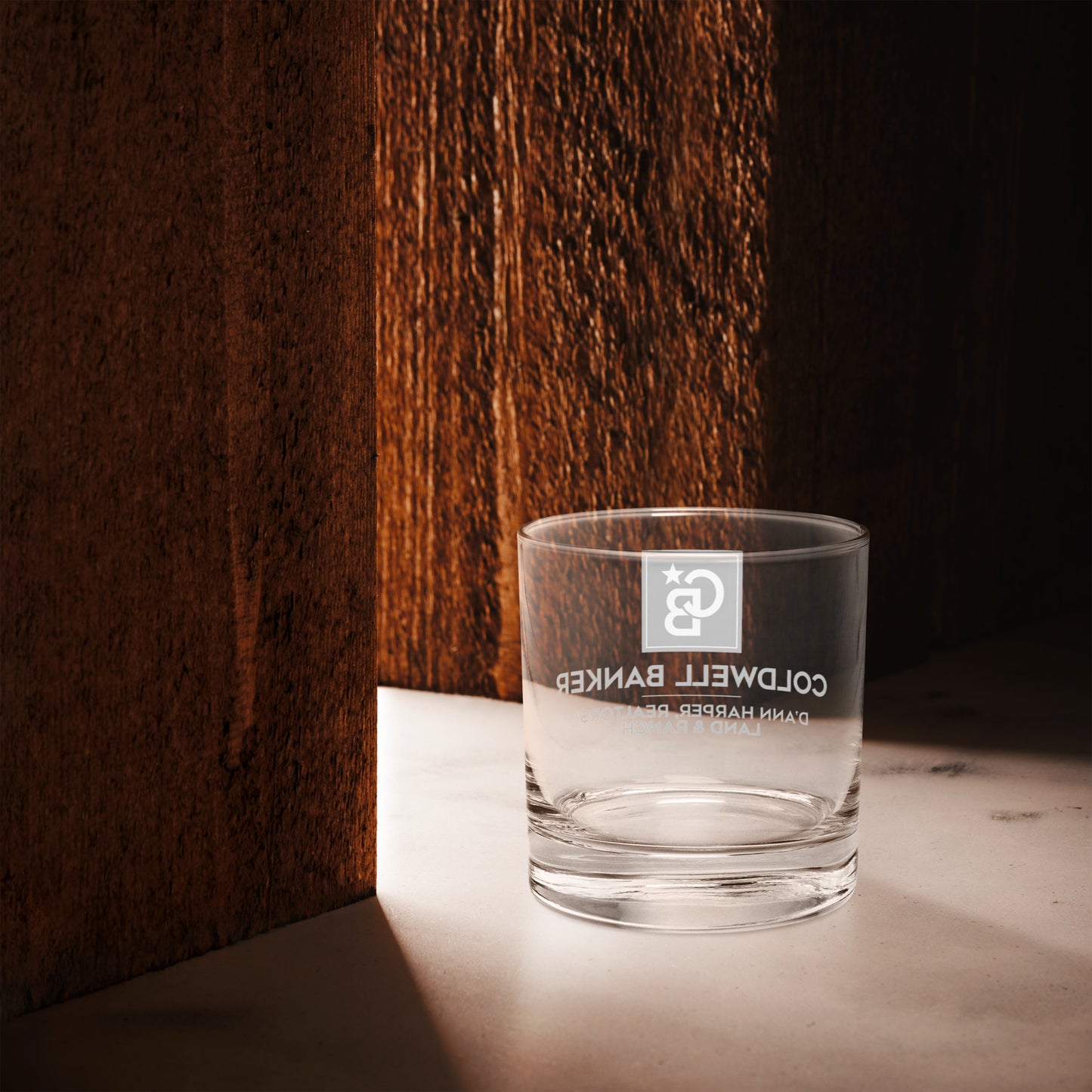 Land and Ranch Rocks Glass