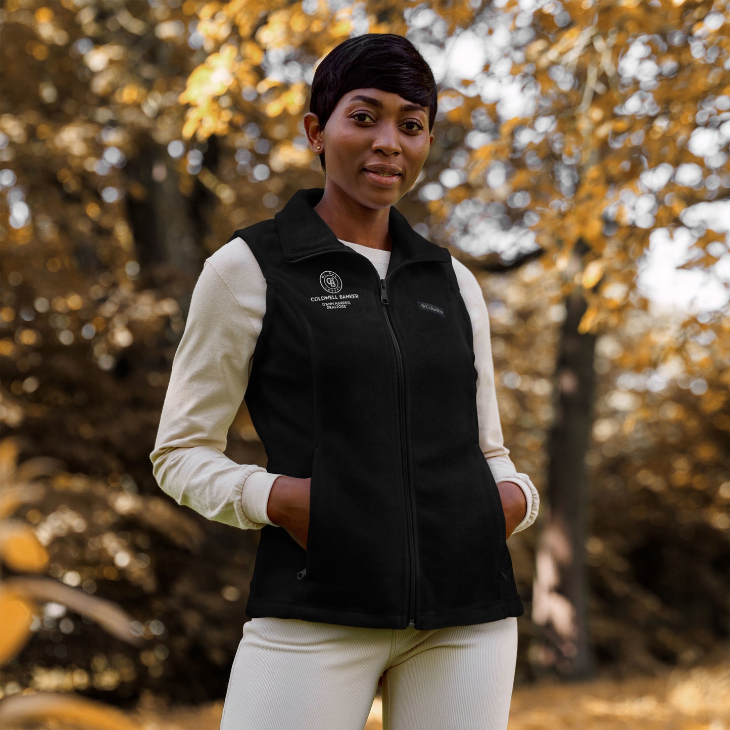 CB Global Luxury Women’s Columbia fleece vest